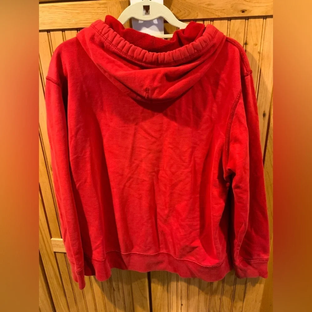 American Eagle Outfitters Bold Red Hoodie Y2K
